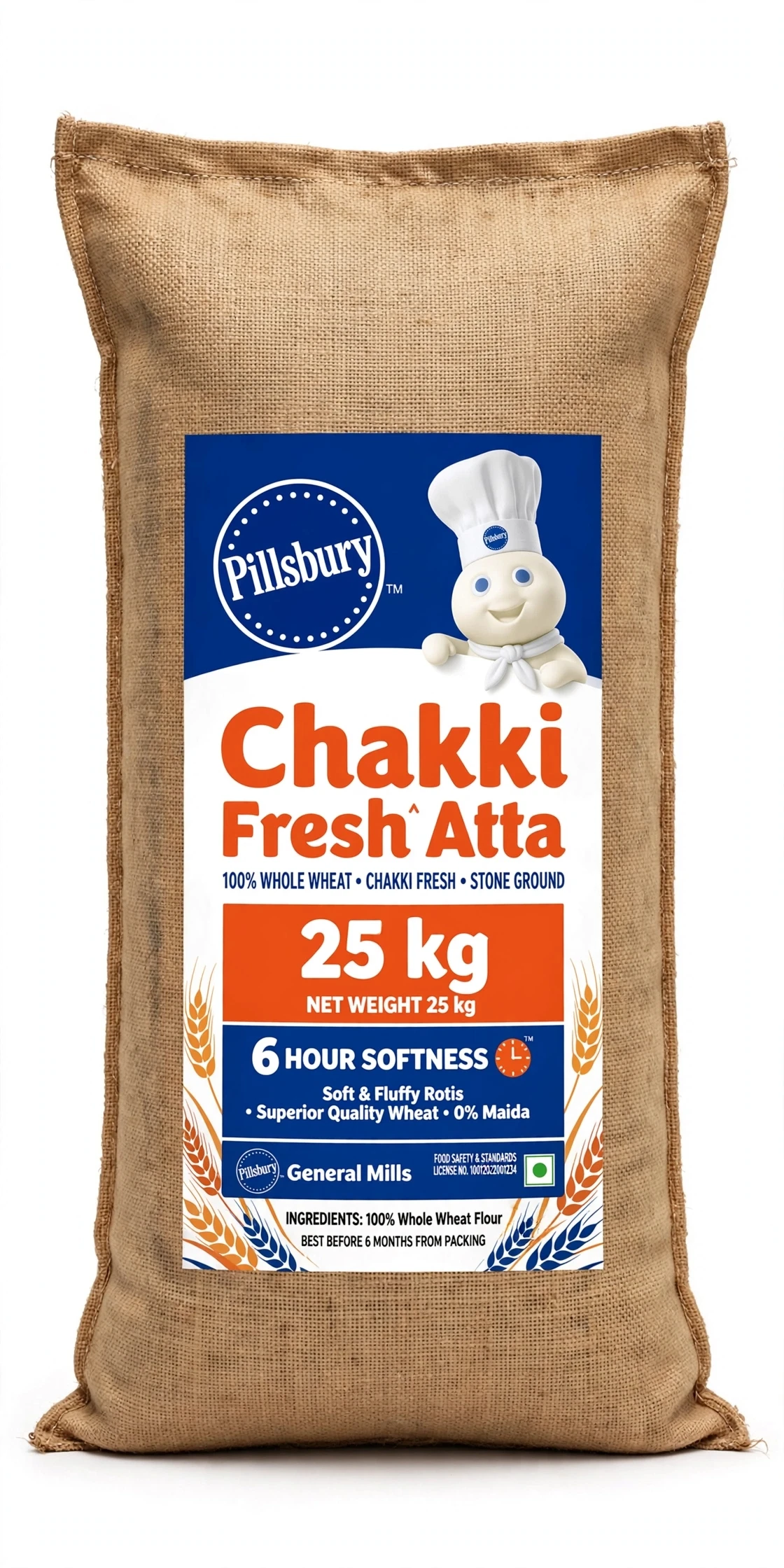 Pillsbury chakki fresh aata,पिल्सबरी चक्की फ्रेस आटा,Pillsbury aata